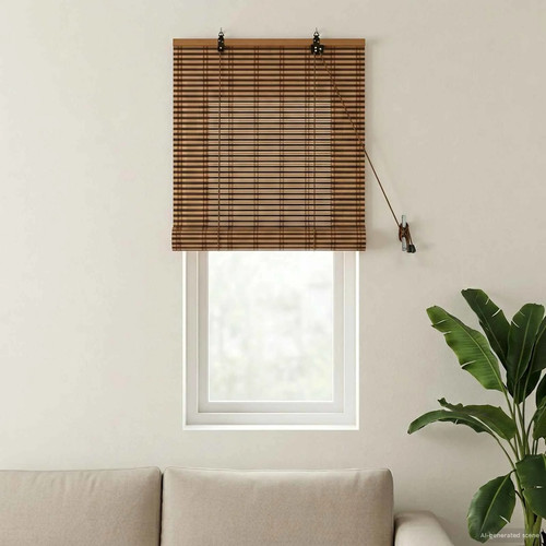 Walplus brown bamboo - walplus,