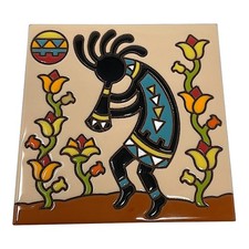 Kokopelli Flower Charmer 6X6