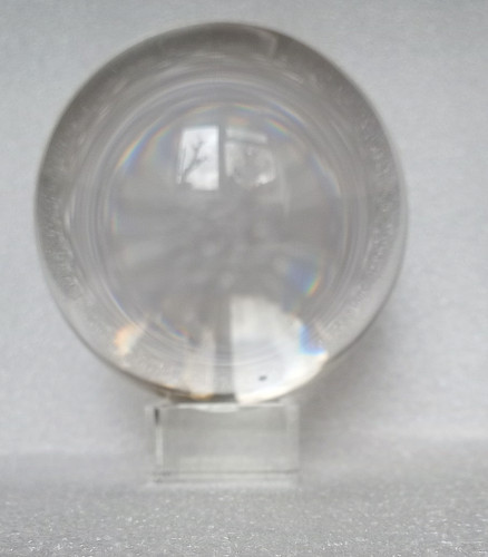 Crystal ball large 80mm - crystal,