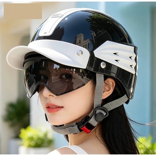 New cafe racer half helmet - racer,