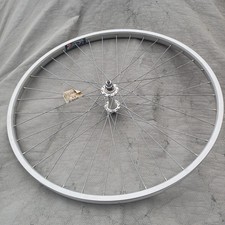 Silver nutted front wheel - silver,,