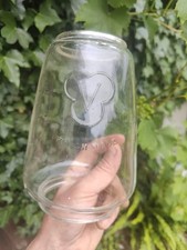 Clear Lamp glass shade Veritas hurricane Lamp lantern H:17cm Perfect