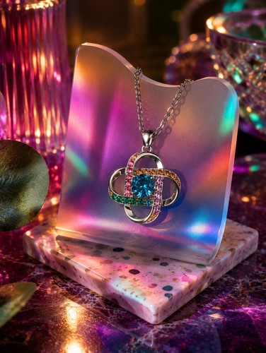Infinity knot pendant necklace - knot,