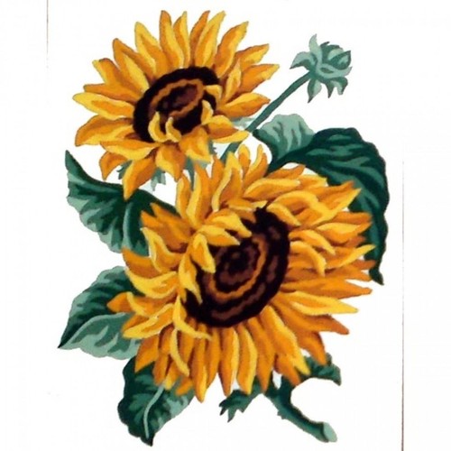 Gobelin sunflowers tapestry - gobelin,