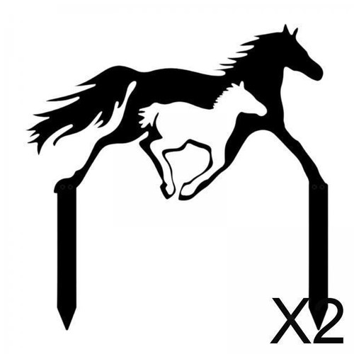 Garden horse decor - garden,