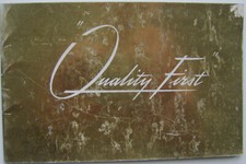 Morris Minor and Oxford Original UK Publicity Booklet Circa 1952