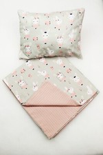 2 pc blanket set for cradle