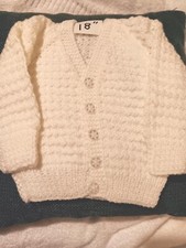 Brand New White Hand knitted