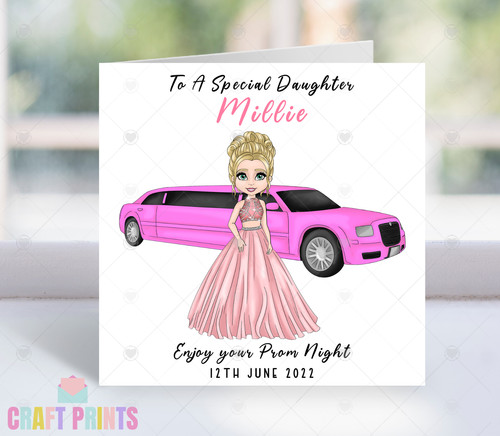 Personalised girls prom night - personalised,