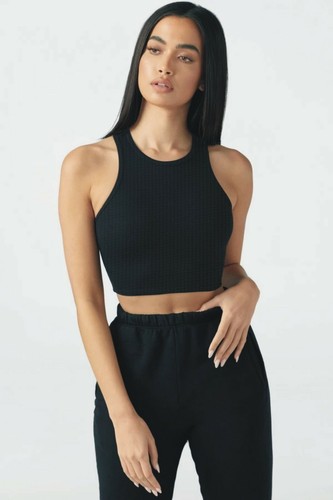 Ladies ribbed crop top - top, tank