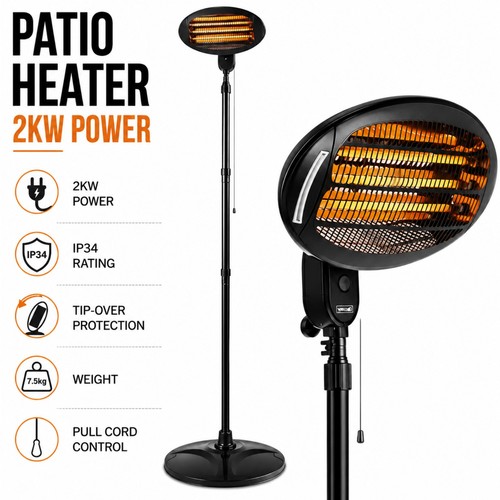 2kw electric patio heater - 2kw,