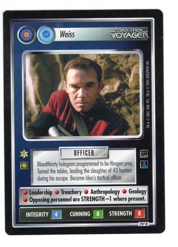 2001 star trek ccg - trek,