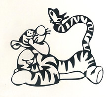 1x Tigger Decal Vinyl Sticker