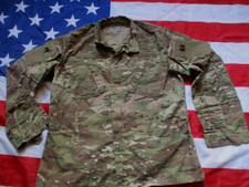 Genuine ISSUE usa US ACU OCP multicam fr COMBAT SHIRT JACKET large long / XL
