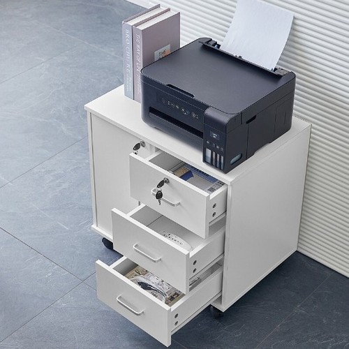 Mobile white office filing - white,