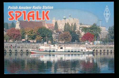 Qsl radio card - card, poland