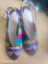Ladies Moda Pelle Snake Print