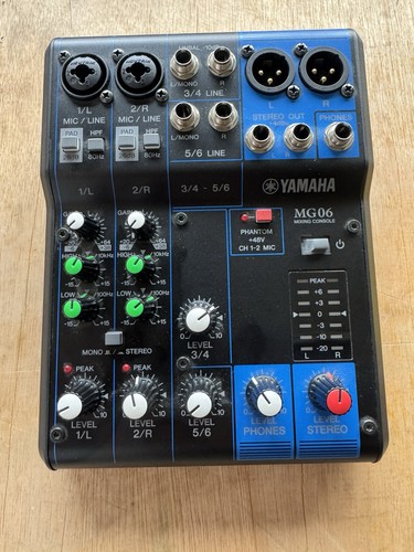 Yamaha mg06 channel - mg06, mixing