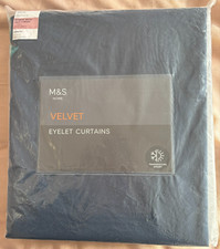 M&S Home Curtains Navy Blue