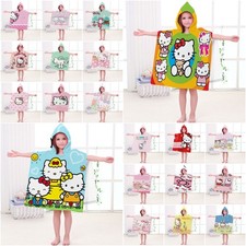 Kids Hell0 Kitty Hooded Poncho