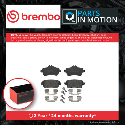 Brake pads set rear p50099 - set,