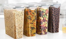 YASHE 3pc Cereal Dispenser with Marker & Labels