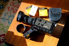 *Film Tested & Fully Functioning* Canon 1014 XLS XL-S Super 8 Movie Camera Kit