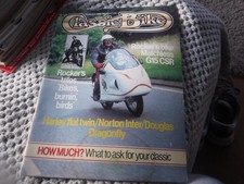 CLASSIC BIKE MAGAZINE Sept 82, Harley Davidson Norton Douglas Dragonfly