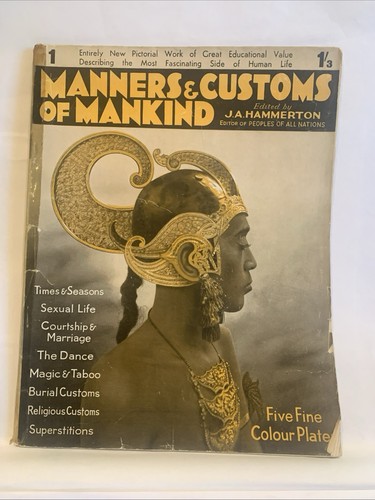 Manners and customs - manners, of