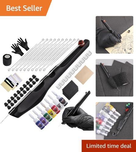 Portable hand poke tattoo - hand, kit