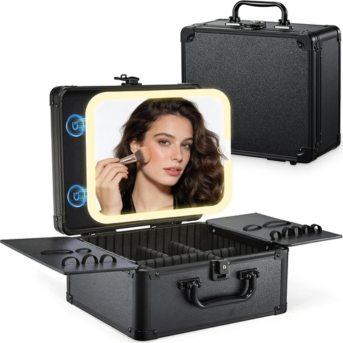 Makeup box with mirror - makeup,