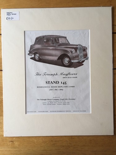 Triumph cars advert - cars,