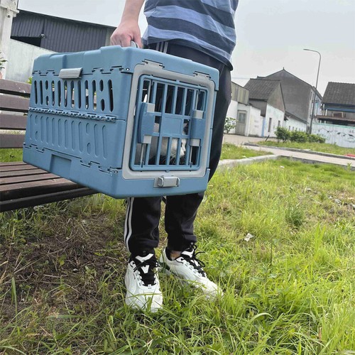 Large cat carrier box puppy - carrier,