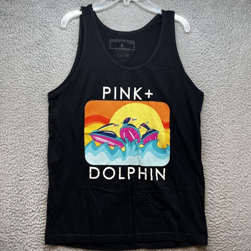 Pink dolphin tank top mens - pink,