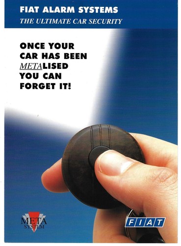 Fiat accessory meta alarm - accessory,
