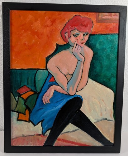 Expressionist oil painting day - expressionist,