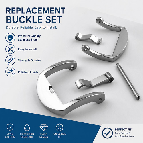 Screw pin buckle stainless - buckle,