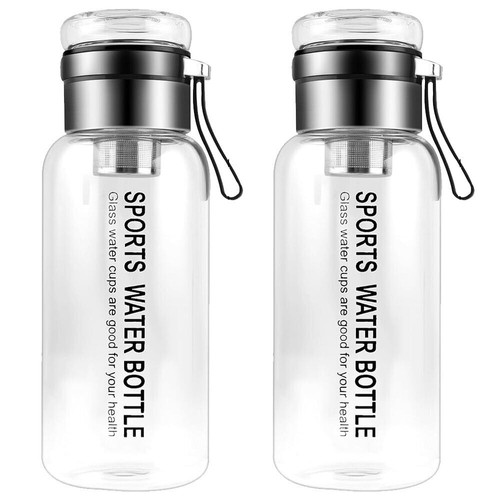 Litre wide mouth - wide, glass