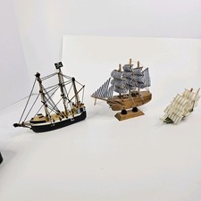 Lot 4 Model Wooden Sailing