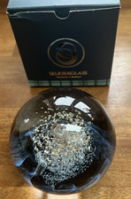 Selkirk Glass Vintage Paperweight, Moondust 1986