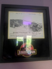 jurassic park original storyboard from original movie. Comes with Propstore COA 
