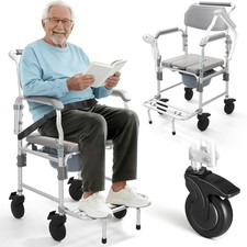 Bedside Commode Wheelchair