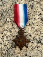 Vintage WW1 Medal 1914-15 Star 3008 - Pte. Septimus Lawes - West Riding Regiment