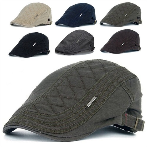 Retro men cotton ivy flat - ivy, cap