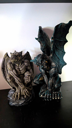Gargoyle fantasy statues - fantasy,