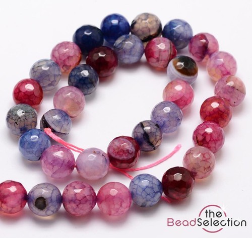 Natural agate faceted - agate,