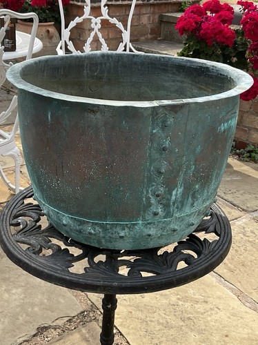 Large antique riveted copper - antique,