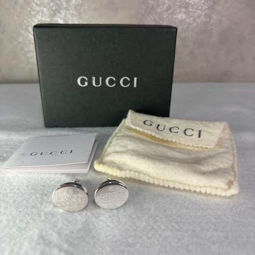 Gucci cufflinks sterling - gucci,