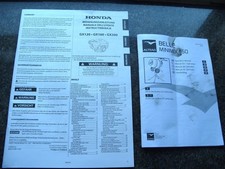 Genuine Belle Minimix 150 & Honda GX120 Petrol Engine Instruction Manuals
