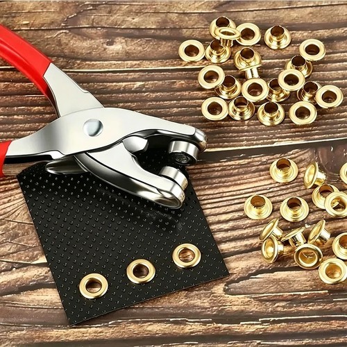 Steel eyelet pliers hole - eyelet, punch